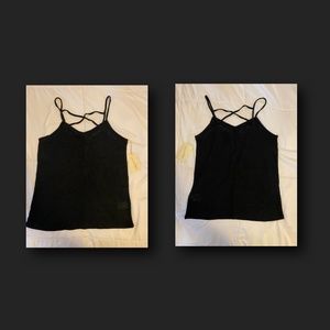 Black tank top